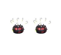 2PCS Anti Bottom Fishing Rig Set Professional String Hook Bait Cage 6pcs Anti Winding Group Feeder Sinker Powder Bait Compatible Fish