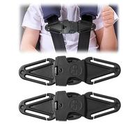 2PCS Anti Escape Car Seat Straps Safety Clip Baby Harness Chest Clips, Car Seat Safety Clip Prevent Children Taking Their Arms Out of The Straps, Easy to Install & Universal Fit