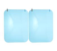 2pcs Anti-Fog Mirror Film for Shaving Pet Rectangular Waterproof