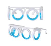 2Pcs Anti-Motion Sickness Glasses Nausea Relief Liquid Glasses Raised Carsick Sickness Smart Glasses for Adults Children Car Sickness Seasickness,Travel/Cruise Essential