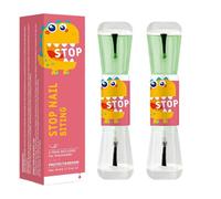 2PCS Anti-Nail Biting Polish - Clear Varnish to Stop Nail Biting & Thumb Sucking - Long-Lasting Solution