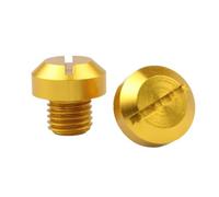 2pcs Anti-Rust Motorcycle CNC Aluminum M10 X 1.25 Rear View Mirror Hole Plugs Screws Rearview Mirror Holder(A8)