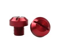 2pcs Anti-Rust Motorcycle CNC Aluminum M10 X 1.25 Rear View Mirror Hole Plugs Screws Rearview Mirror Holder(A1)