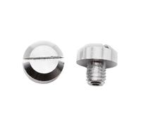 2pcs Anti-Rust Motorcycle CNC Aluminum M10 X 1.25 Rear View Mirror Hole Plugs Screws Rearview Mirror Holder(A9)