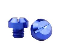 2pcs Anti-Rust Motorcycle CNC Aluminum M10 X 1.25 Rear View Mirror Hole Plugs Screws Rearview Mirror Holder(A10)