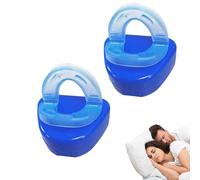 2pcs Anti Snoring Mouthpiece, Effective Anti Snoring Devices Mouthpiece, The Quiet Snores Stopper, AntiSnoring Mouth Guard, Ready to Use SnoreStopper for Men and Women Effective StopSnoring