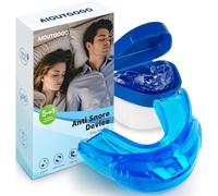2PCS Anti Snoring Mouthpiece - Effective Snoring Relief Anti Snoring Devices,Snorig Aids for Men and Women to Reducing Snore,Snore Stopper to Improves Sleep Quality,Comfortable All-Night（Blue）