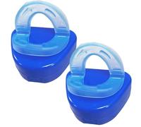 2pcs Anti Snoring Mouthpiece, The Quiet Anti-Snoring Mouthpiece Universal Size, Soft & Comfortable Anti-Snoring Device No Shaping Required Easy to use, Effective AntiSnore Mouth Guard
