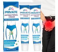 2Pcs Antibacterial Cream, Anti-fungal Cream for Men and Women, Anti Itching Cre-am for Private Parts, Intimate Soothing Ointment for External Use, Quickly Relieve Itching, Itchy Skin Relief for Adults