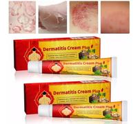 2PCS Antibacterial Cream, Anti Itch Cream Dermatitis Cream Eczema Soothing Ointment for Sensitive Skin, Relieves Itchy Skin, Disinfection, Antibacterial(20g)
