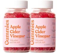 2PCS，Apple Cider Vinegar Gummies, Vitamins & Folic Acid, with Pomegranate & Beetroot Powder, Natural Ingredients to Support Hair, Skin & Nails