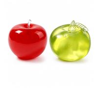 2Pcs Apple Squishy Stress Relief Set, Green & Red Dual Design for Desk Decor, Mood & Tension Relief, Durable Sensory Accessories for Hand Exercise & Home Decoration