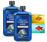 2PCS Aqua Guardian Pond Cleaner,Fast-Acting Aquarium Water Clarifier&Green Water Treatment for Ponds,Natural Pond Clear,Algae Control for Crystal Clear,Fish-Safe Water,Safe&Gentle Formula,Widely Apply