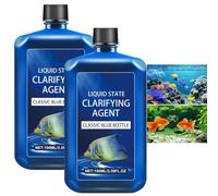 2PCS Aqua Protect Pond Cleaner,Fast-Acting Aquarium Water Clarifier&Green Water Treatment,Crystal Clear Pond Water Treatment for Natural Ponds,Safe Algae Control&Long-Lasting Maintenance,Easy to Use