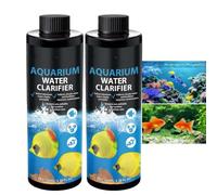 2pcs Aqua Protect Pond Cleaner,Fast-Acting Aquarium Water Clarifier | Green Water Treatment,Crystal Clear Natural Pond Cleaner,Safe Algae Control,Removes Impurities&Stabilizes Water Environment