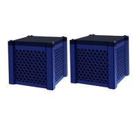 2PCS Aquarium Filters, 4.5x4.3x4.5 Inch Reusable Activated Carbon Fish Tank Filters for Water Purification, Ponds, Aquarium, Storage Tank Activated Charcoal for Aquariums Carbon Filter for