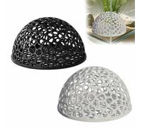 2pcs Aquarium Shrimp Hide Out,Fish Tunnel Aquasccape Shelter,Durable Versatile Fish Tank Decor Ations,Hollow Porous Structure,Hammock Aquarium for Small Fishes To Rest,Feed,Play & Breed(C)