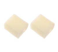 2pcs Aquarium Sponge Filter Pads for Fish Tank, Small Flow Circulation | Beige Sponge, Pressure Resistant and Tough, Easy to Clean, Replacement for Muddy Water Bodies