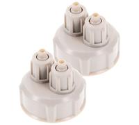 2pcs Aquarium Twist Bottle Cap Abs Co2 DIY Lid for Fish Tank