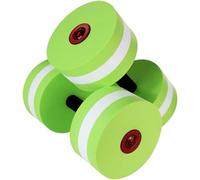 2PCS Aquatic Exercise Assemble Water Dumbbells Foam Dumbbells Water Aerobics Dumbbell Sports Aquatic Exercise Barbells Hand Bars Swimming Training Fitness Equipment (Green)