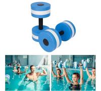 2Pcs Aquatic Exercise Dumbbells, Water Aerobics Weights, Water Weights Dumbbells, Foam Dumbbells For Aqua Aerobics, Swimming Pool Dumbbells, Resistance Fitness Barbells For Water Aerobics Weight Loss