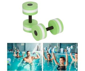 2Pcs Aquatic Exercise Dumbbells, Water Aerobics Weights, Water Weights Dumbbells, Foam Dumbbells For Aqua Aerobics, Swimming Pool Dumbbells, Resistance Fitness Barbells For Water Aerobics Weight Loss