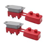 2PCS AR-15A DC 12V 24V Automatic Reset Circuit Breaker with Cover Stud Bolt