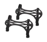 2pcs Archery Arm Guard Adjustable Black Nylon Carbon Bracer
