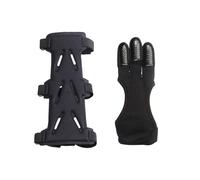 2Pcs Archery Arm Guards for Adults With Archery Finger Guard Forearm Protectors Forearm Guards Bow Arm Guard