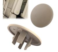 2PCS Armrest Cap Cover,Universal Armrest Cover for Car Seats Arm,Left or Right Armrest Handle Trim Bolt Rear Seat Cover Cap Compatible with Chevy Tahoe Escalade Replaces #15279689, 15279690 (Beige)