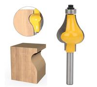 2pcs Armrest Handrail Bit Set with Bearing YG6 Alloy Woodworking Milling Cutter for Wood Modeling