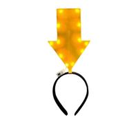 2PCS Arrowhead Headband, Light Up Funny Arrowhead Hair Band, Headwear | 13x34 Cm, Symbol Headband, Halloween Costume Hair Accessories