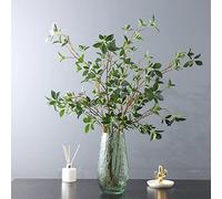 2PCS Artificial Ficus Branches Faux Leaf Spray Tall Artificial Greenery Ficus Stems Ficus Branches Leaf Stem Ficus Twig Stems for Vase Filler Home Wedding Office Decor (28inch)