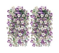 2pcs Artificial Hanging Flowers, UV Resistant Outdoor Hanging Plants Flower Bouquet, Realistic Weatherproof Floral Hangings Basket For Garden Patio Porch Decor (75cm)
