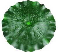 2pcs Artificial Lily Pads for Pond,23.6 Inch Large Artificial Water Lily Pads Ornaments,Realistic Lily Pads Leaves for Pond Pool Aquarium Water Decoration