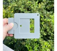 2pcs Artist Viewfinder, View Finder with Sliding Mechanism, Color Isolation Drawing View Capture Color Isolation for Painting Drawing Photography Improve Composition Skills