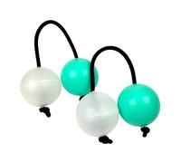 2pcs Aslatuas Rhythmic Sand African Shaker Rattle Double Gourd Hand Percussion Instrument For Beginners Lover