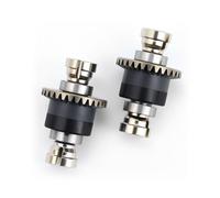 2Pcs Assembled Differential 30T 0.8Mod Upgrade Parts for ARRMA 1/18 Granite GROM, Typhon GROM, 1/14 Mojave GROM (Silver-Black)