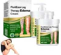 2Pcs ATTDX FluidEase Leg Therapy Edema Cream, Anti Swelling Cream for Legs,Reduce Leg Swelling Naturally for Women and Men, Natural, Non-Greasy, Fast-Absorbing, Suitable for All Skin Types