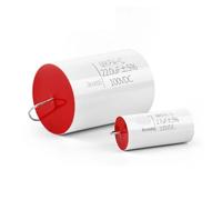 2Pcs Audio Amplifier Capacitor MKP Capacitor 100V Frequency Divider Metallized Polypropylene Film HIFI-end Audio Fever Capacitor EKFBQBGW(100V 10UF)