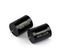 2Pcs Audio Capacitor MKP Audiophile Frequency-Divided Divider 400V 2.2uF 3.3uF 3.9uF 4.7uF 6.8uF 10uF For Audio(400V2.2UF)