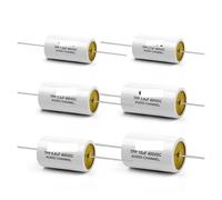 2Pcs Audio Capacitor Polypropylene MXP Audiophile Frequency-Divided 400V 1.5UF 2.2UF 3.3UF 4.7UF 6.8UF 10UF For Speaker Audio BIANMTSW(400V6.8UF)