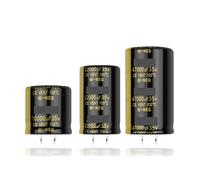 2Pcs Audio Electrolytic Capacitor 35V 10000UF 22000UF 47000UF For Audio Hifi Amplifier High Frequency Low Speaker ICXLPMC(35V22000UF 30x50)
