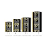 2Pcs Audio Electrolytic Capacitor 450V 100UF 150UF 180UF 330UF 470UF 820UF For Audio Hifi Amplifier High Frequency Low(450V220UF 25x40)