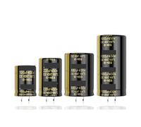 2Pcs Audio Electrolytic Capacitor 450V 100UF 150UF 180UF 330UF 470UF 820UF For Audio Hifi Amplifier High Frequency Low ICXLPMC(450V330UF 25x50)