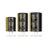 2Pcs Audio Electrolytic Capacitor 50V 4700UF 6800UF 10000UF 15000UF 22000UF For Hifi Amplifier High Frequency Low(50V6800UF 25x40)