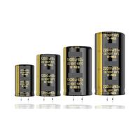 2Pcs Audio Electrolytic Capacitor 63V 3300UF 4700UF 6800UF 10000UF 12000UF 15000UF 22000UF Low For Hifi Amplifier ICXLPMC(63V15000UF 35x60)