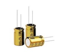 2Pcs Audio Electrolytic Capacitor For Audio Hifi Amplifier 25V47UF 35V1000UF 50V22UF 63V47UF FW Series Audio Filter Capacitor BIANMTSW(50V22UF 5x11)