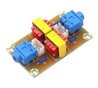 2pcs Audio Isolator Modules for Computer Audio with Aerospace Grade Components and Dual 3 5mm Jack or Wire Connection for Noise Suppression (1.0)