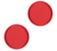 2Pcs Auto Cup Holders Liners Nonslip Shockproof Coasters Prevents Drink Spillage During Driving Car Interior Accessories Coasters Accessory Pad